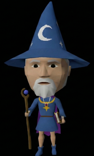 The Drop Oracle — a mystical wizard